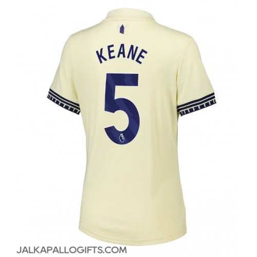 Everton Michael Keane #5 Vieraspaita Naiset 2025-26 Lyhythihainen